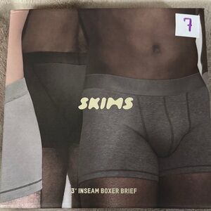 SKIMS Men's Boxer Briefs in Heather Multi